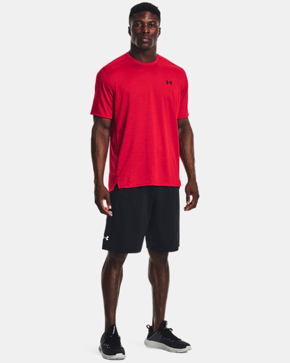 Men's UA Tech™ Vent Short Sleeve, Red, pdpMainDesktop image number 2